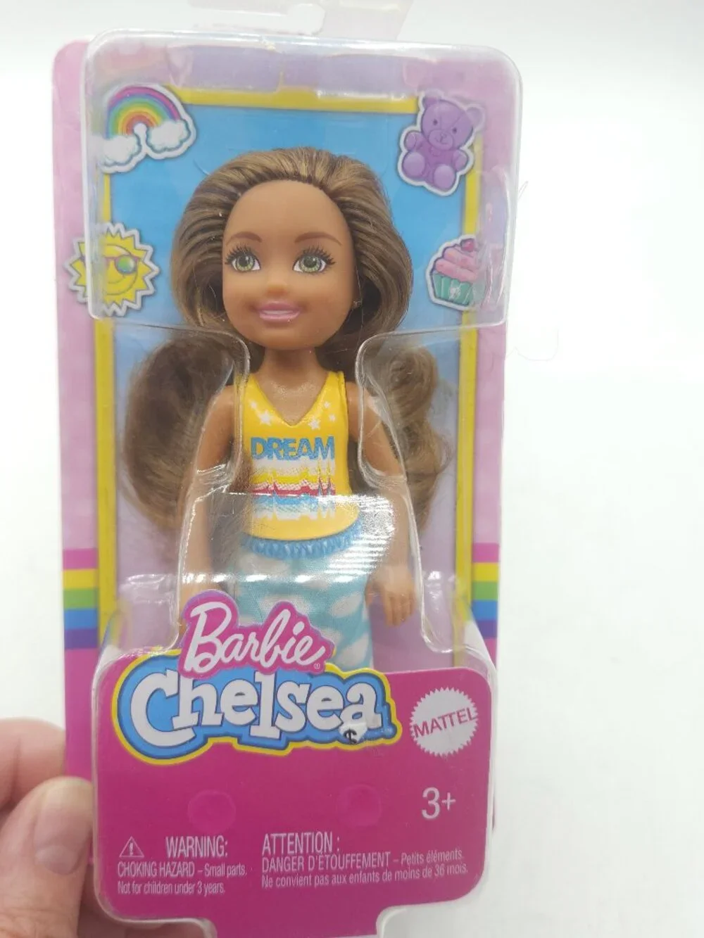 2020 Mattel Barbie Club Chelsea Girl Doll wearing a 